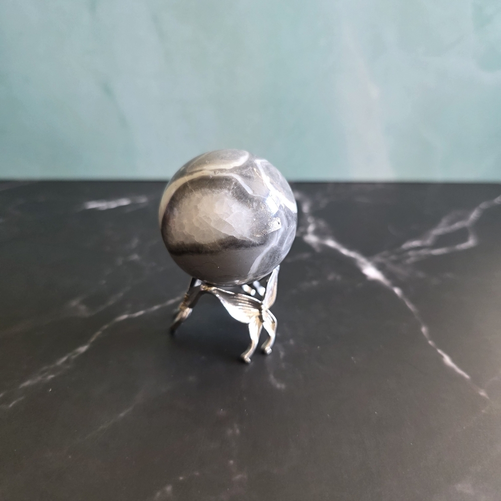 Shell Jasper sphere